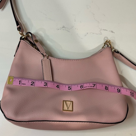 Victoria's Secret Rose Pink and Gold Shoulder Bag with Crescent Silhouette - Picture 13 of 15